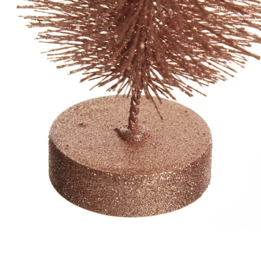 Medium Rose Gold Glitter Bottle Brush Christmas Tree Online