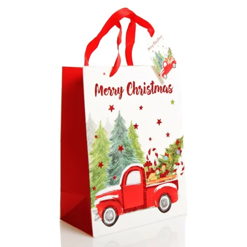 Merry Christmas Gift Bag - Red Ute Fashion