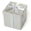 Metallic Silver Gift Box Best