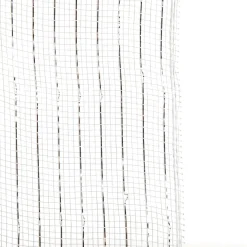 Metallic White Decomesh Roll Cheap
