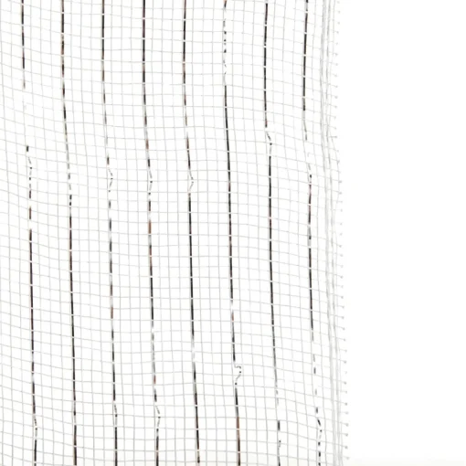 Metallic White Decomesh Roll Cheap