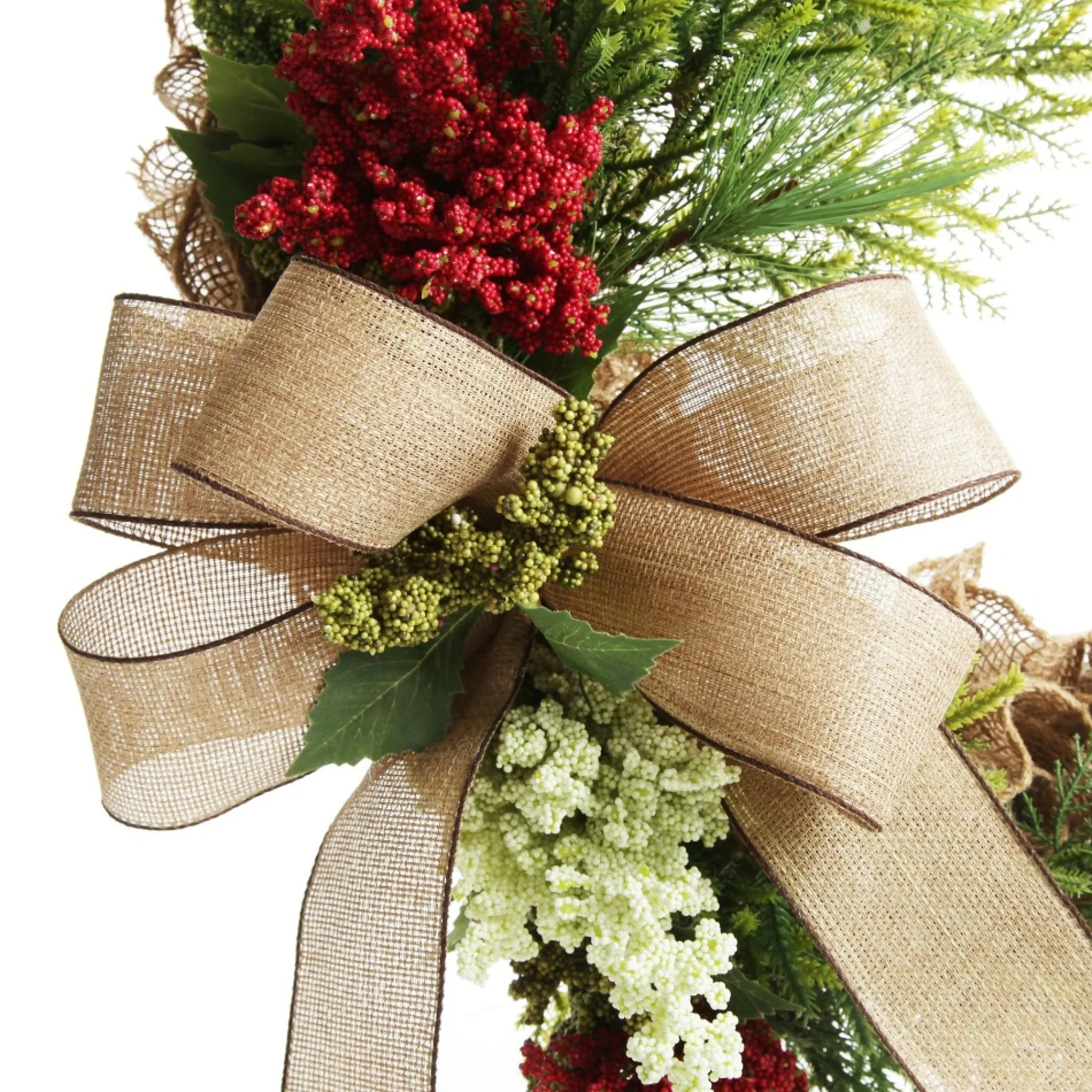 Mini Berry Native Bush Christmas Red Berry Spray Hot