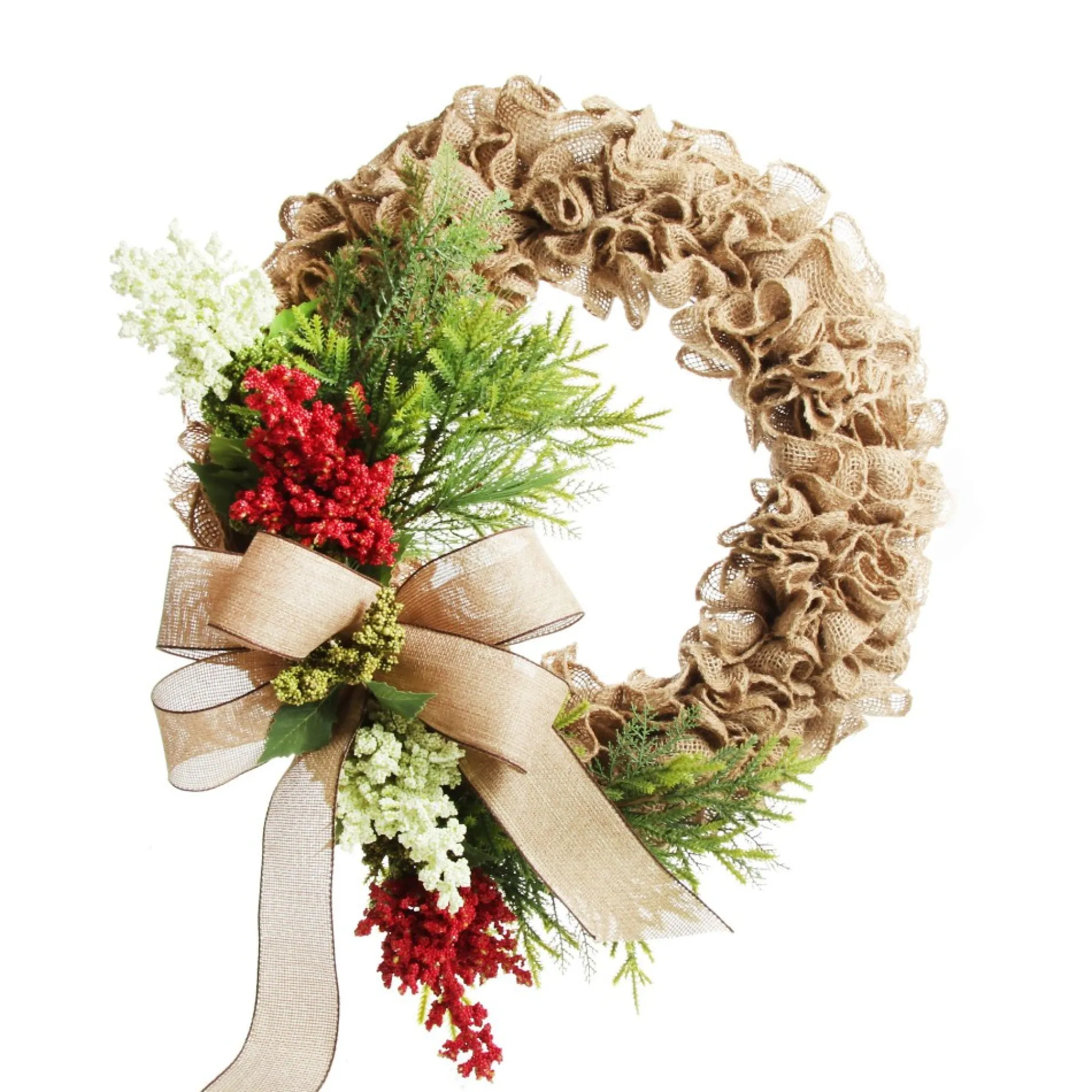 Mini Berry Native Bush Christmas Red Berry Spray Hot