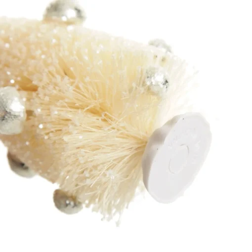 Mini Ivory Bottle Brush Tree with Pearls - Set of 2 Shop