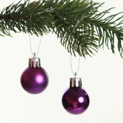 Mini Shatterproof Christmas Baubles - Pack of 12 Best Sale