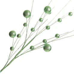 Mint Glitter Ball Spray Pick Hot