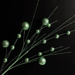 Mint Glitter Ball Spray Pick Hot