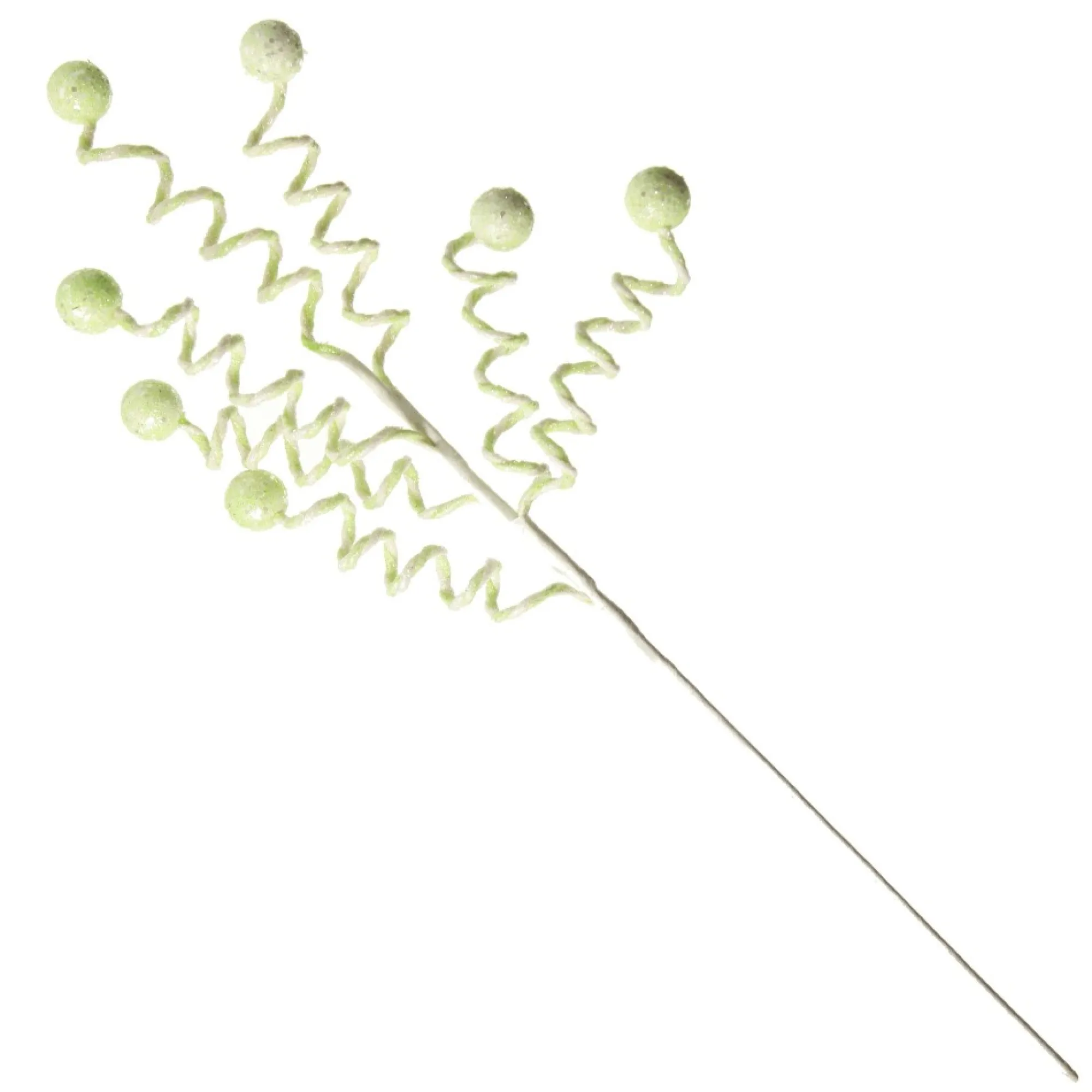 Mint Green Glitter Spiral Ball Pick Clearance