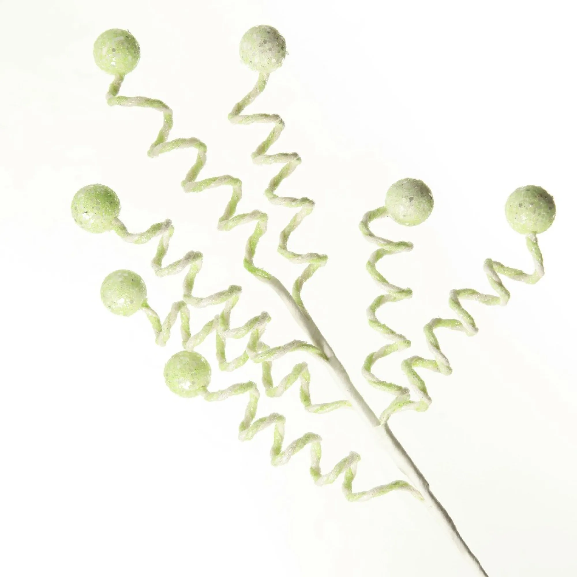 Mint Green Glitter Spiral Ball Pick Clearance