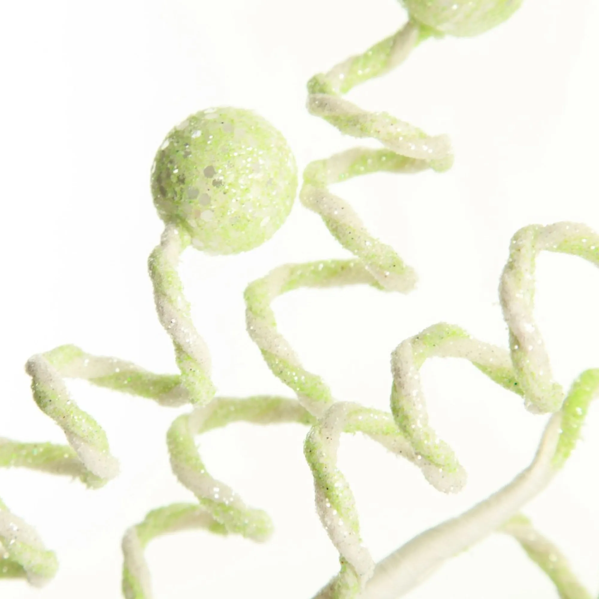 Mint Green Glitter Spiral Ball Pick Clearance