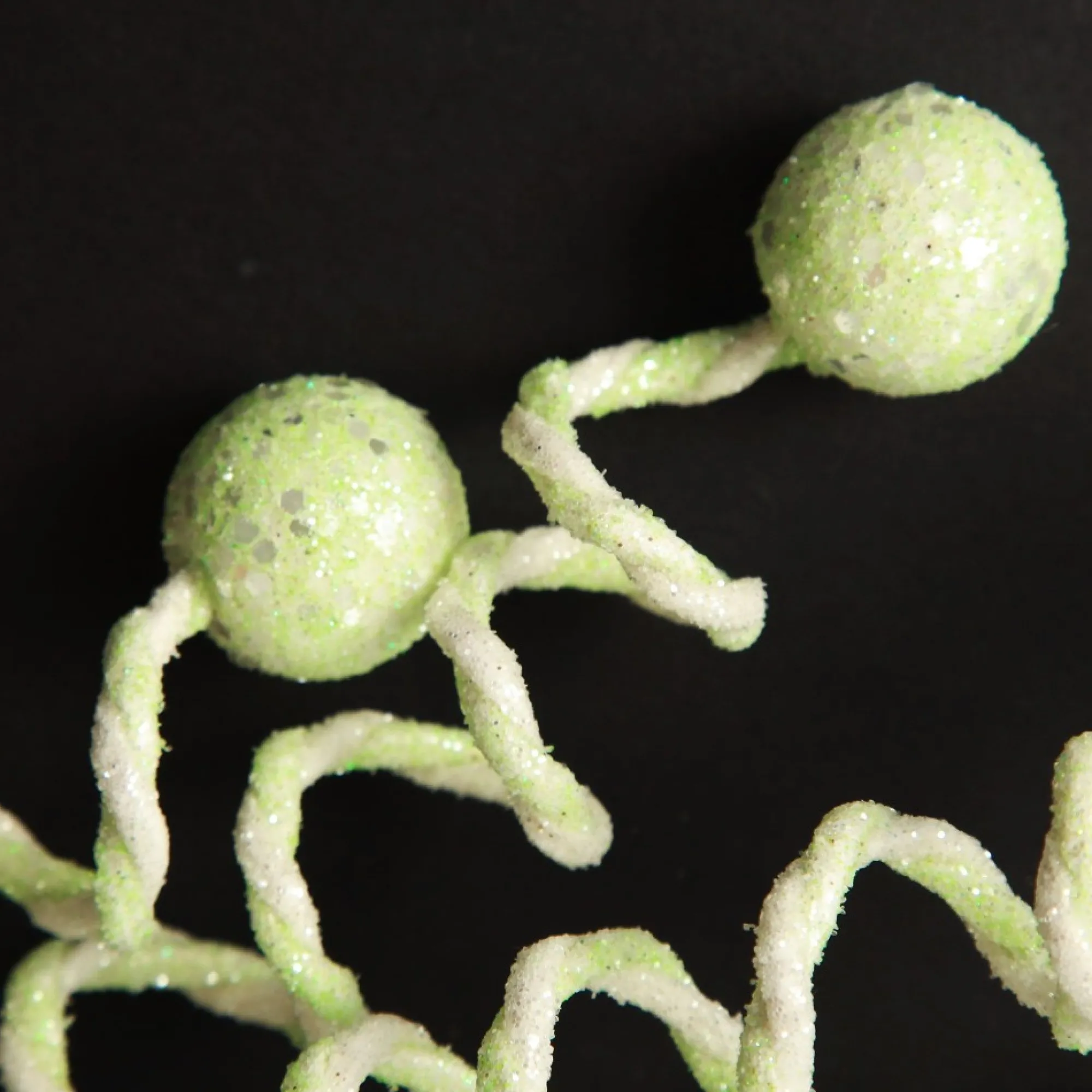 Mint Green Glitter Spiral Ball Pick Clearance