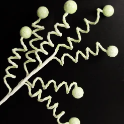 Mint Green Glitter Spiral Ball Pick Clearance