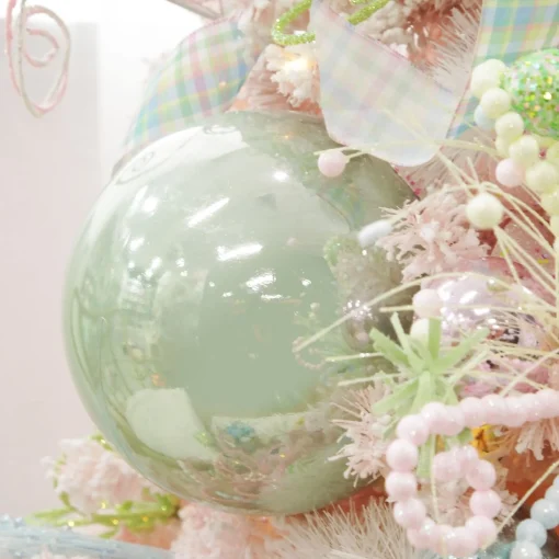 Mint Green Jumbo Shatterproof Christmas Bauble Decoration Best