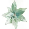 Mint Poinsettia Flower Clip Best