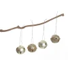 Mixed Finish Gold 4cm Jingle Bell Decorations - Bag of 4 Store