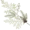 Mixed Pine and Cone Snowy Christmas Spray Store