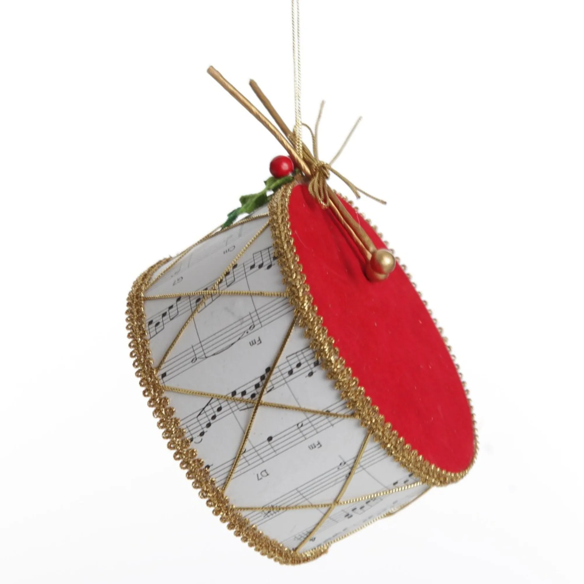 Musical Note Christmas Drum Tree Decoration Cheap