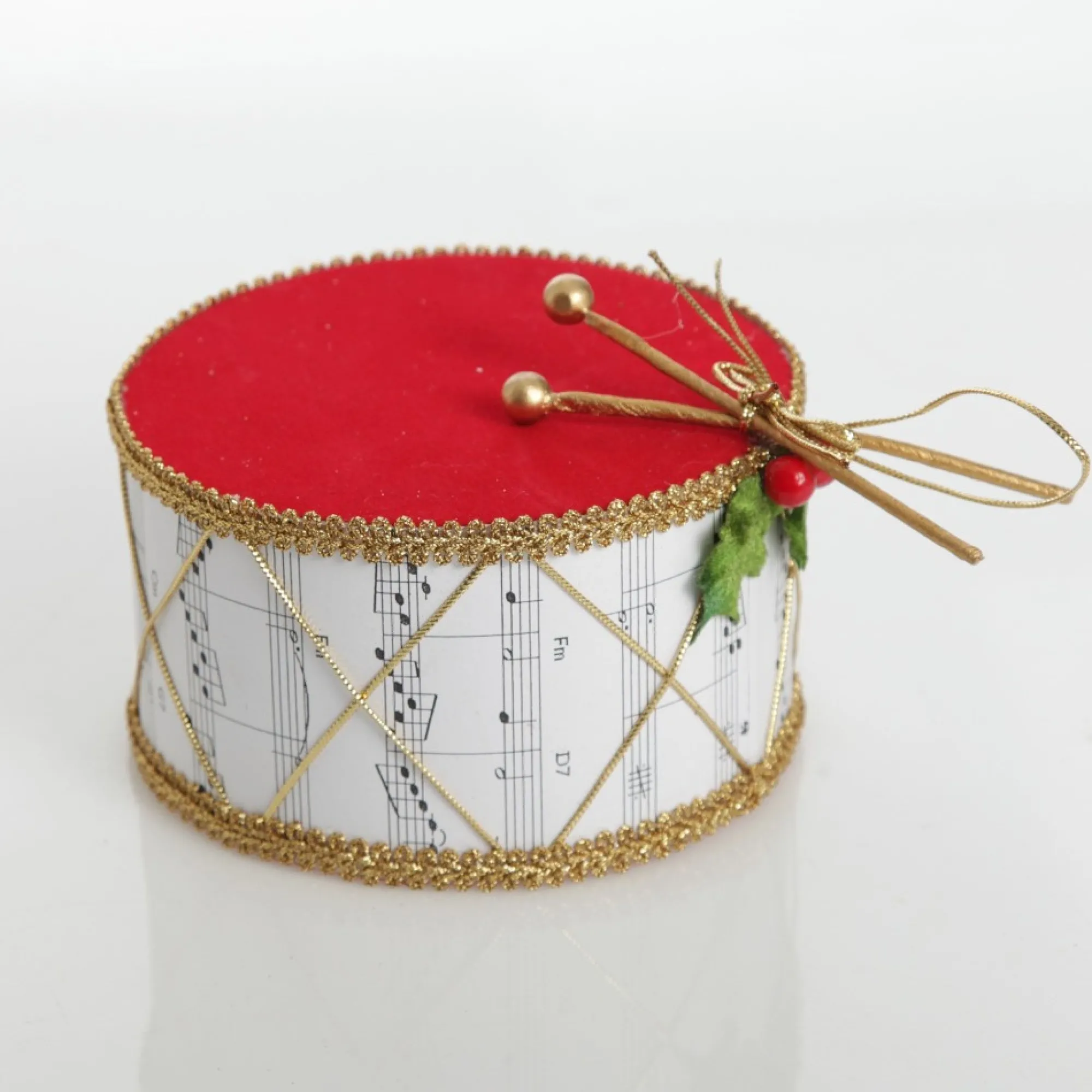 Musical Note Christmas Drum Tree Decoration Cheap