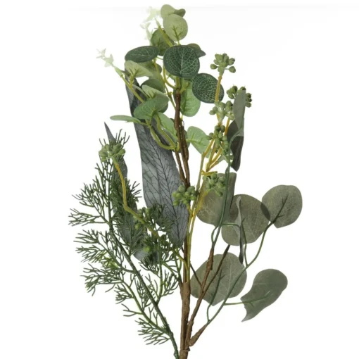Native Eucalyptus Leaf Christmas Spray with White Berries Online