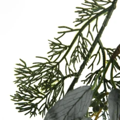 Native Eucalyptus Leaf Christmas Garland with White Berries Fashion
