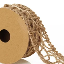Natural Jute Decorative Braid Ribbon - Design C Sale