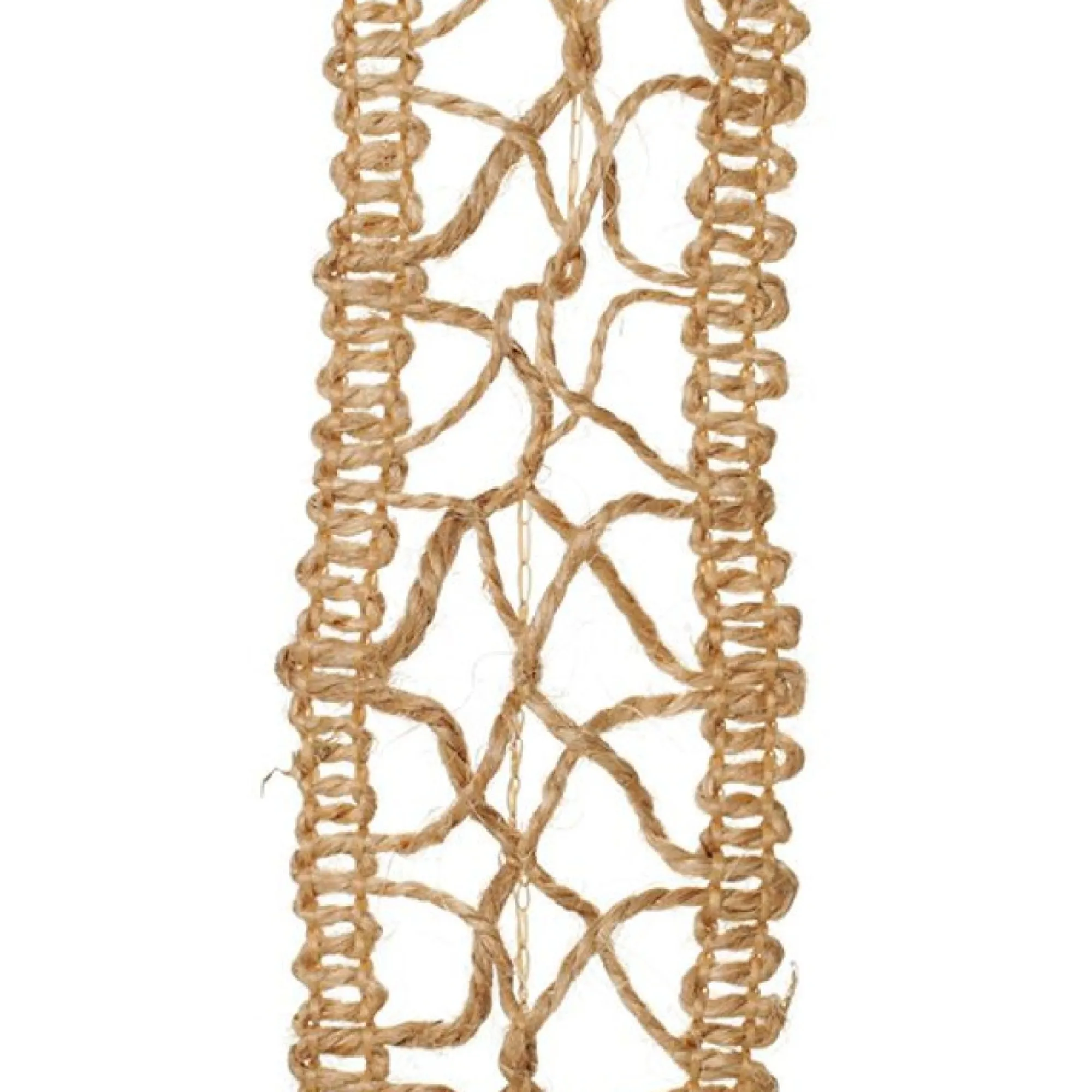 Natural Jute Decorative Braid Ribbon - Design C Sale