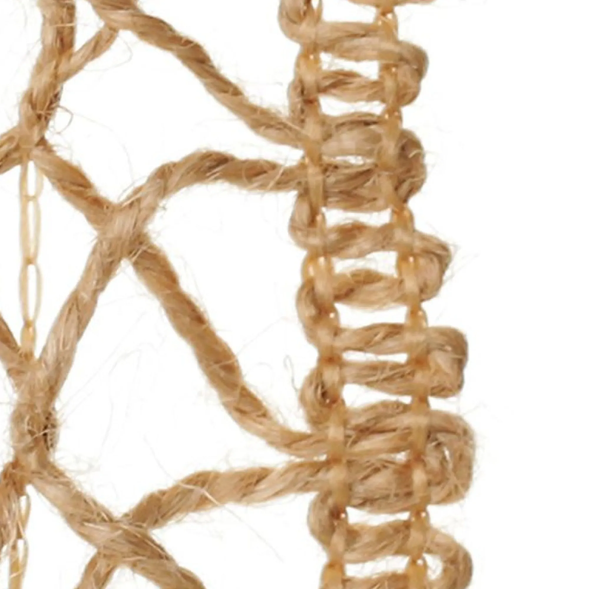 Natural Jute Decorative Braid Ribbon - Design C Sale