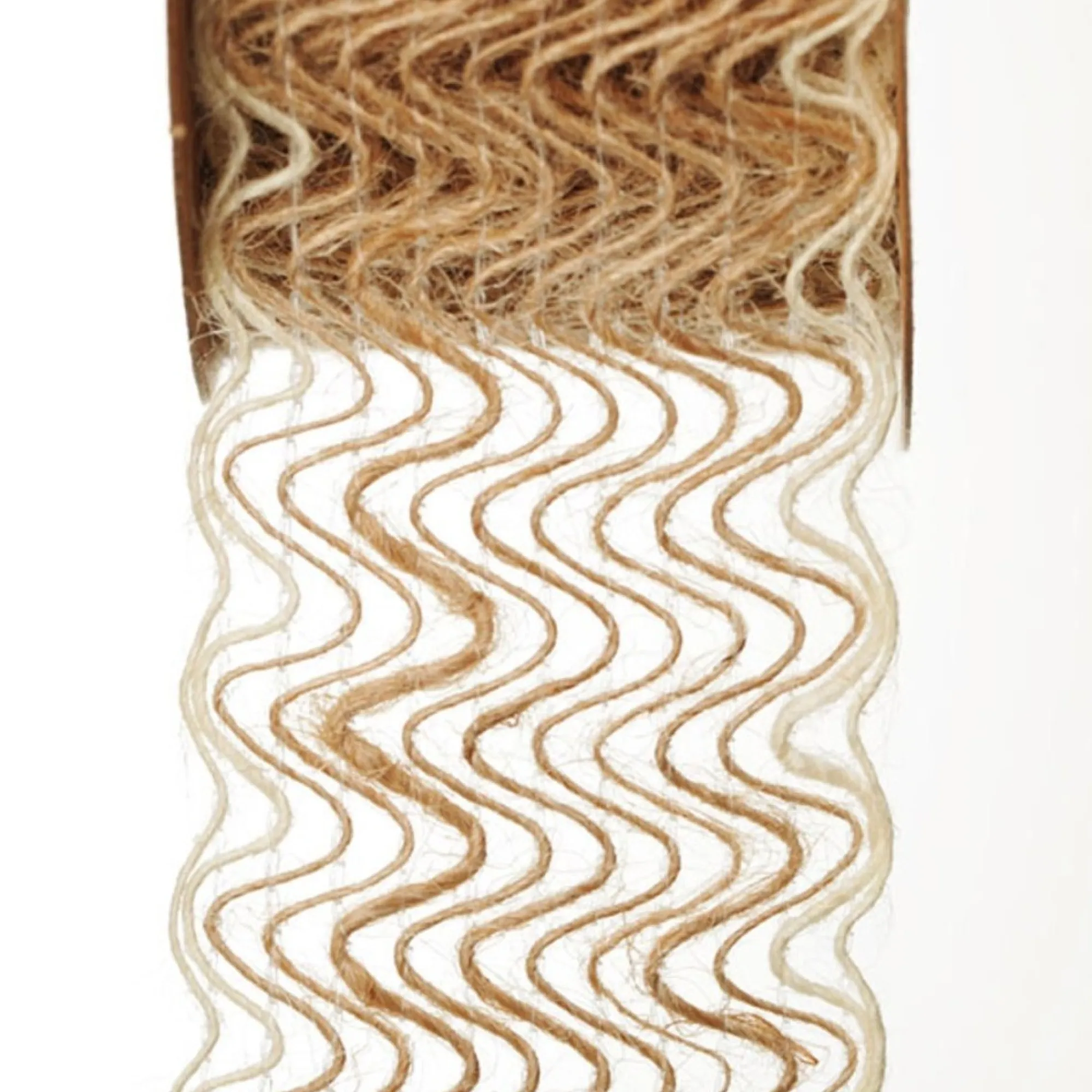 Natural Jute Loose Weave Ribbon - Design B Wave Online