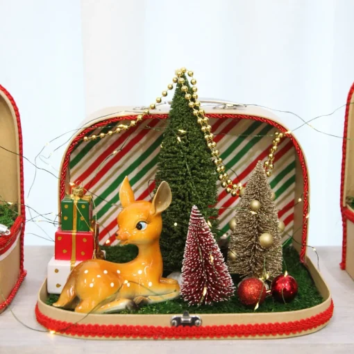 Natural Kraft Suitcase Gift Box Flash Sale