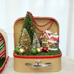 Natural Kraft Suitcase Gift Box Flash Sale