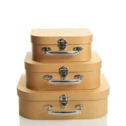 Natural Kraft Suitcase Gift Box Flash Sale