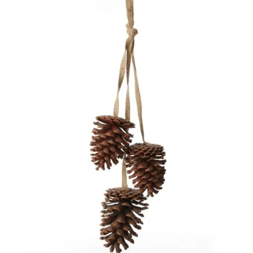 Natural Pine Cone Drop Trio Best