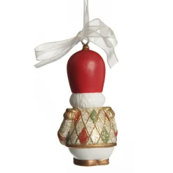 Nutcracker and Teddy Bear Christmas Decoration - Set of 2 Outlet