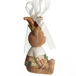 Nutcracker and Teddy Bear Christmas Decoration - Set of 2 Outlet