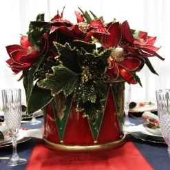 Nutcracker Christmas Drummer Pot Fashion