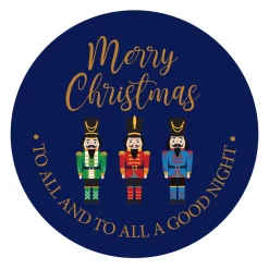 Nutcracker Merry Christmas To All Wreath Plaque Store