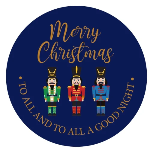 Nutcracker Merry Christmas To All Wreath Plaque Store