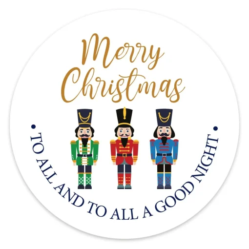 Nutcracker Merry Christmas To All Wreath Plaque Store