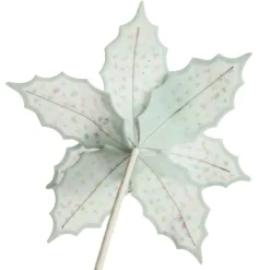Pale Blue Poinsettia Flower Stem with Multicoloured Sprinkles Cheap