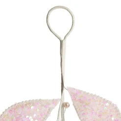 Pale Pink Sequin Leaf Garland Hot