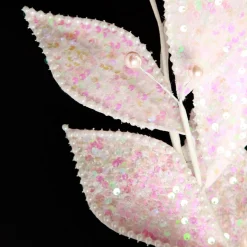 Pale Pink Sequin Leaf Garland Hot