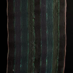 Pastel Stripe Metallic Thread Decomesh Roll Hot