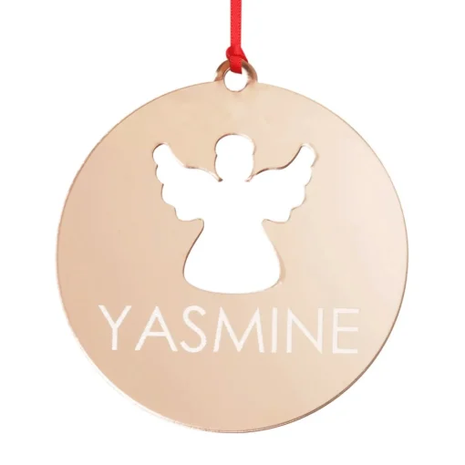 Personalised Angel Cutout Christmas Decoration Clearance