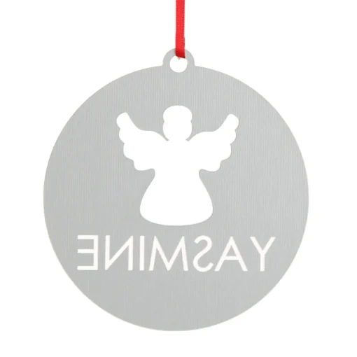 Personalised Angel Cutout Christmas Decoration Clearance