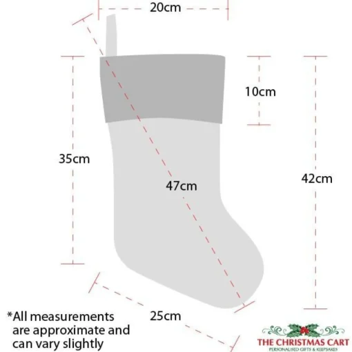 Personalised Ballerina Christmas Stocking Shop