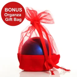 Personalised Blue Shatterproof Christmas Bauble Best