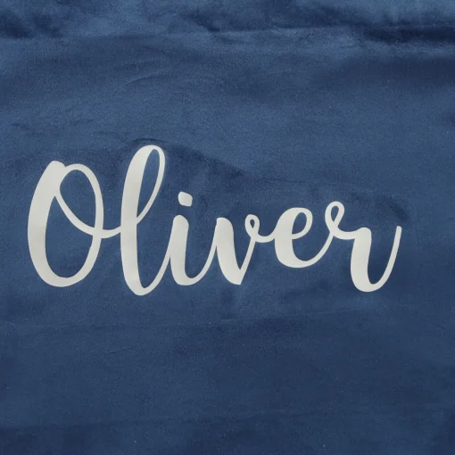 Personalised Blue Velvet Santa Sack Fashion