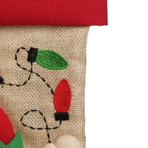 Personalised Boy Elf Christmas Stocking with Dangly Legs Cheap