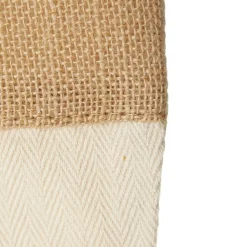 Personalised Burlap Starfish Christmas Stocking Clearance