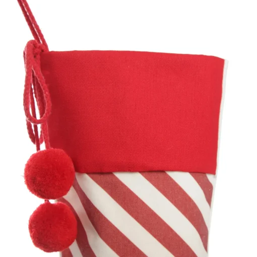 Personalised Candy Cane Stripe Christmas Stocking Clearance
